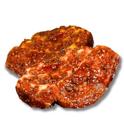  Pork neck steak (Wine/BBQ) frozen, Food haus, 20 pcs. x 200 g, 4 kg